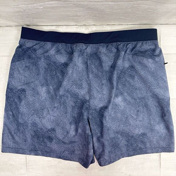 VRST Shorts Men XXL 7" Stealth 2 in 1 Boxer Woven Brief Lined Blue Golf Gym NWT - Picture 4 of 12